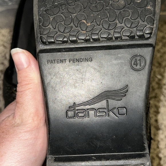 Dansko women’s black and silver medallion Embossed XP Clogs size 41 (10.5-11) - Picture 8 of 8